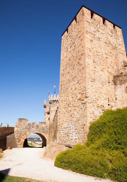 Castillo de los templarios en Ponferrada, España