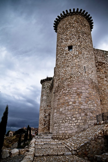 Castillo de Torija en España, edificio medieval.