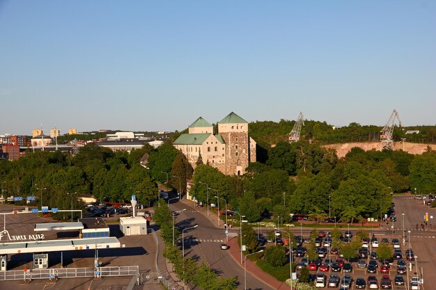 El castillo en Turku Finlandia