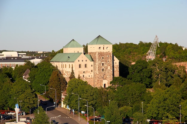 El castillo en Turku Finlandia