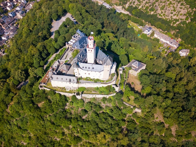 Castillo viejo de Marksburg en Alemania