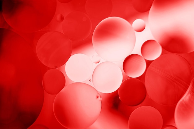 Casual Red Water Bubble Abstract Fondo para imágenes impresionantes