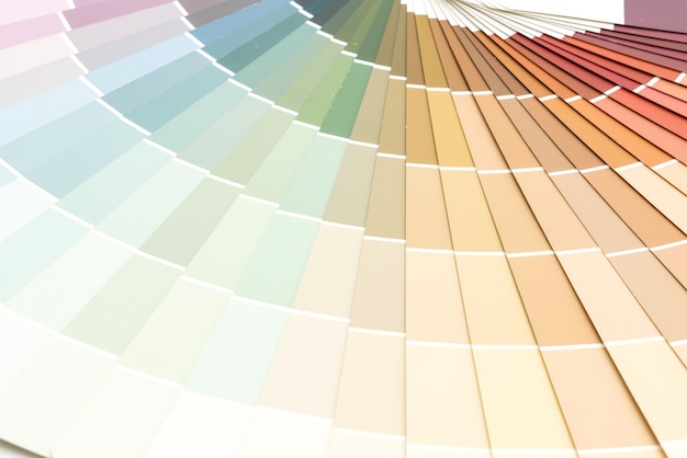 Catálogo de cores de amostra pantone