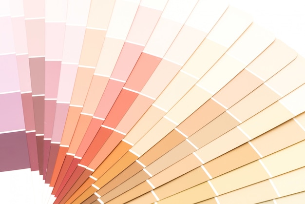 Catálogo de cores de amostra pantone