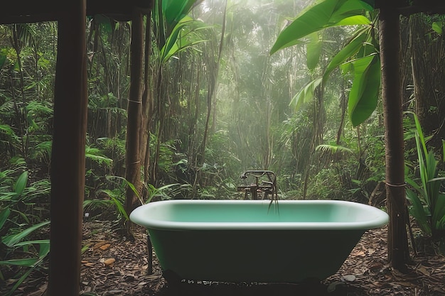 Catarata en la jungla de la junglaCatarata en el bosque de la selva