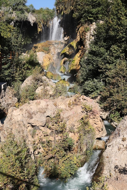 Catarata de Yerkopru Hadim Konya Turkiye (Turquía) También conocido como Catarata