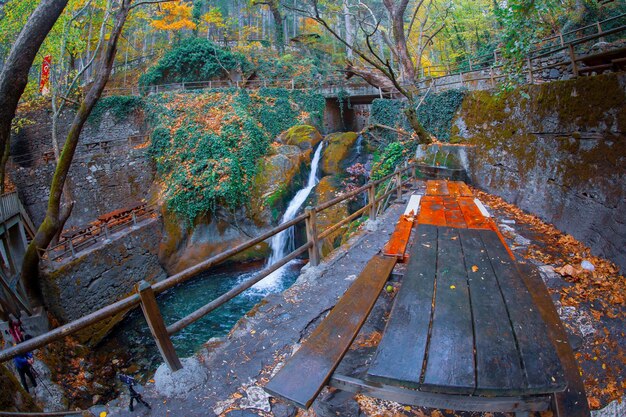 Foto las cataratas de ayazma bayramic canakkale turquía