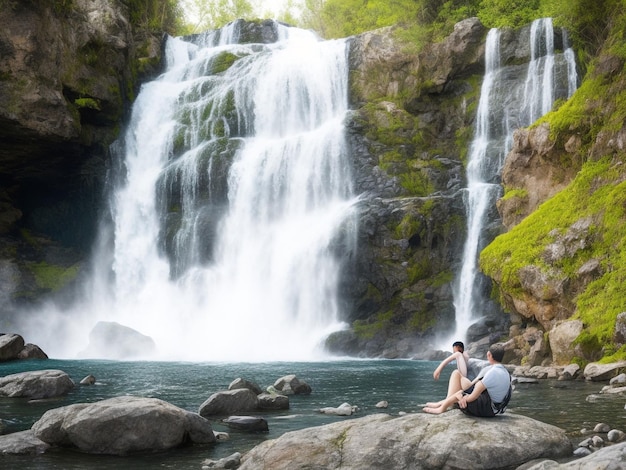 Cataratas de las montañas