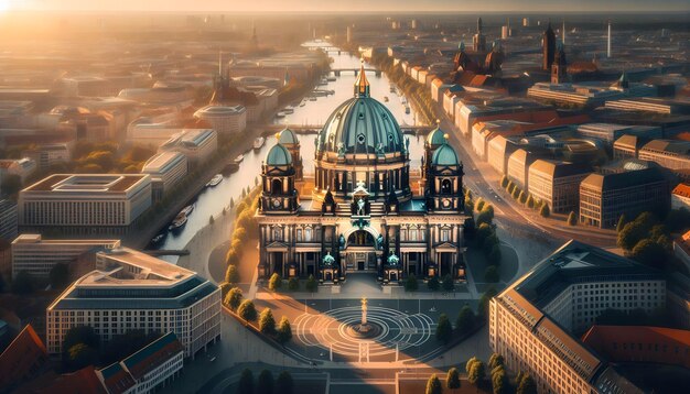 Foto la catedral de berlín
