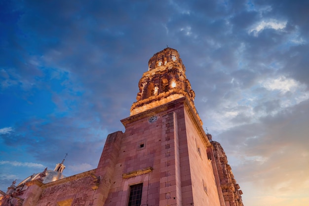 Catedral Católica do México Nossa Senhora da Assunção de Zacatecas no centro histórico da cidade de Zacateca