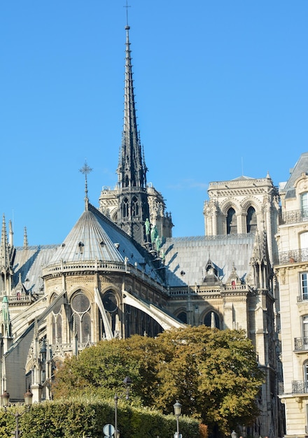 Catedral Católica NotreDame de Paris Nossa Senhora de Paris Famouse em Paris