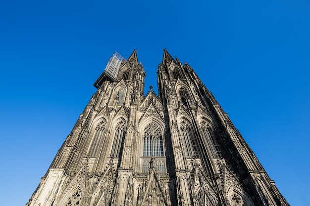 Catedral de Colonia con andamios