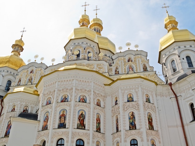 Catedral da Dormição em Pechersk Lavra em Kiev. Ucrânia