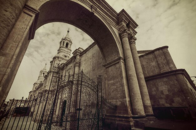 Foto catedral de arequipa, peru