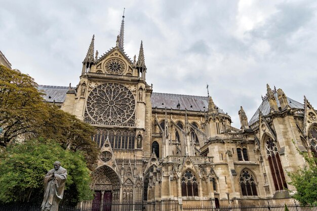 Catedral de De Paris Notre Dame em Paris. França