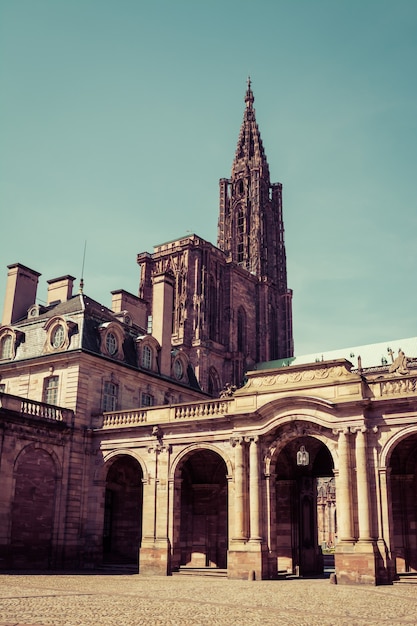 Catedral de estrasburgo notre-dame-de-strasbourg, frança