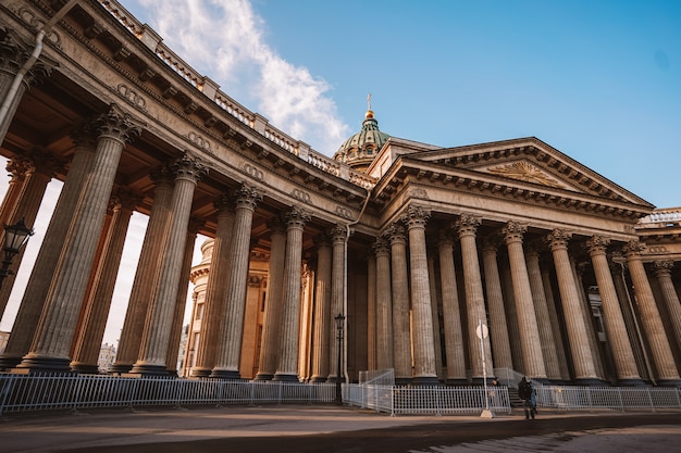 Catedral de Kazan, no centro de São Petersburgo