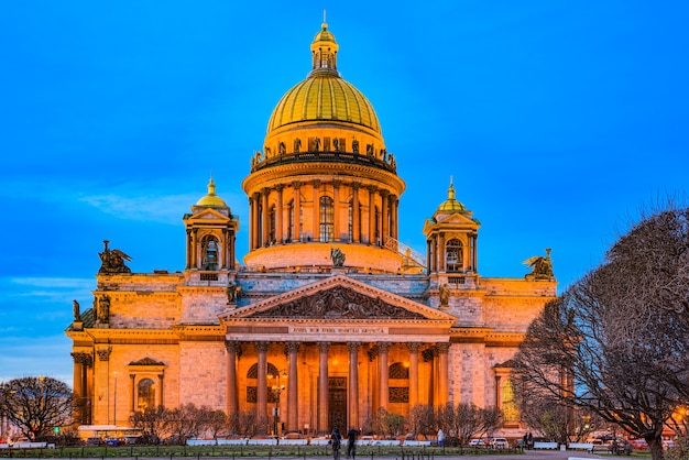 Catedral de Santo Isaac - maior criação arquitetônica. São Petersburgo. Rússia.