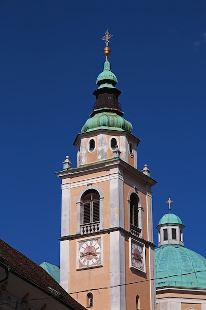 Catedral de São Nicolau, Stolnica Sv. Nikolaja em Liubliana, Eslovênia WATER ??? RIVER ??