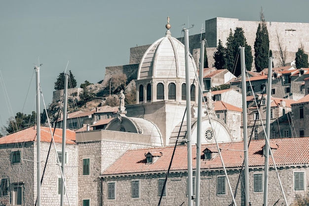 Foto catedral de são tiago sibenik croácia