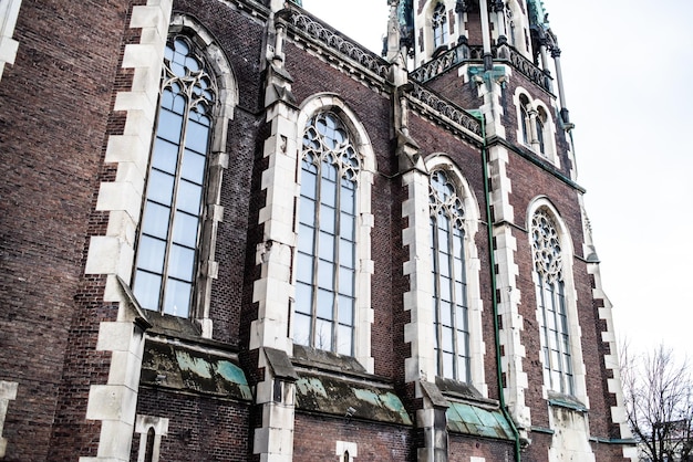 Foto catedral de elementos de arquitectura gótica