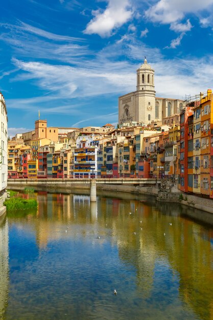 Catedral em girona, catalunha, espanha