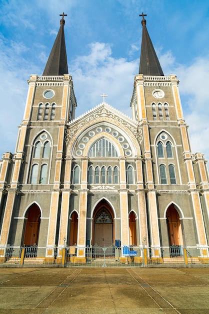 Catedral de la Inmaculada Concepción en Chanthaburi en Tailandia