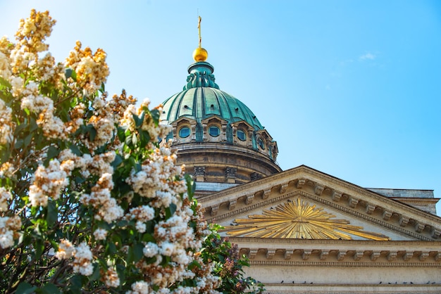 Catedral de Kazán en la ciudad de San Petersburgo