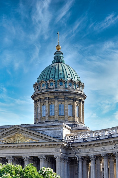 Foto catedral de kazán o kazanskiy kafedralniy sobor en san petersburgo