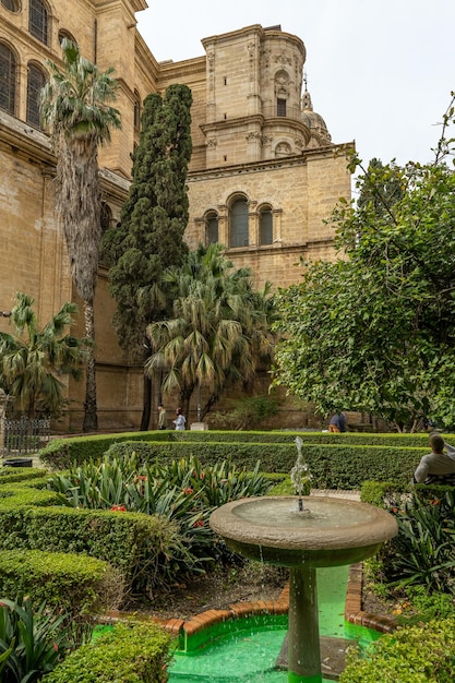 La Catedral de Málaga se eleva por encima de la histórica calle de la ciudad