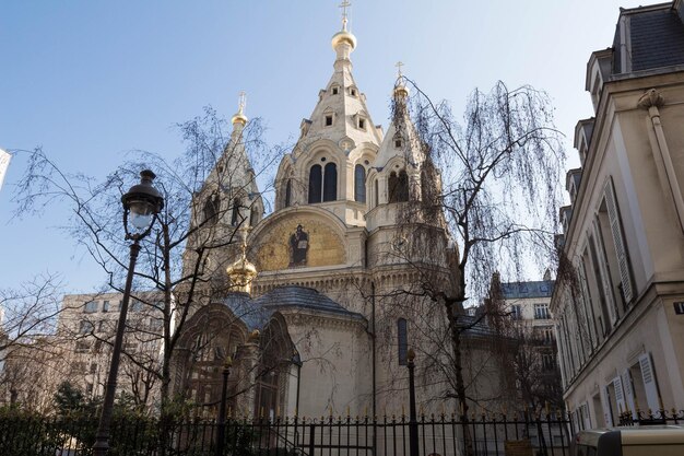 Catedral ortodoxa saint alexander nevsky em paris frança