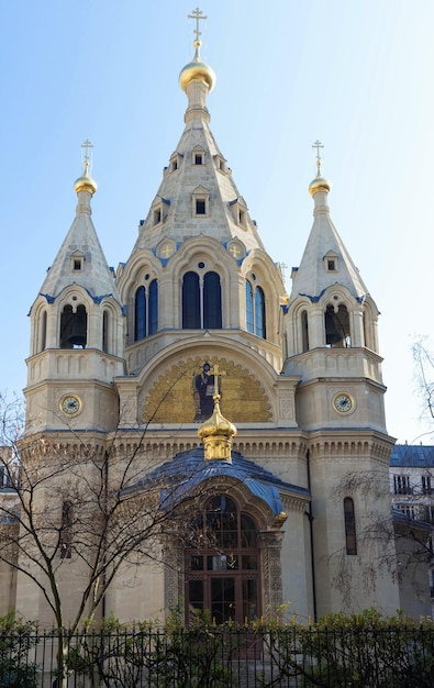 Catedral ortodoxa de San Alejandro Nevsky en París Francia