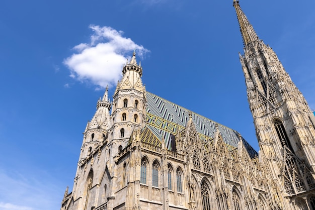 Catedral principal gótico da Catedral de St Stephen de Áustria Viena em Viena