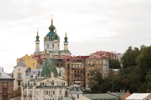 Foto catedral de san andrés en kiev