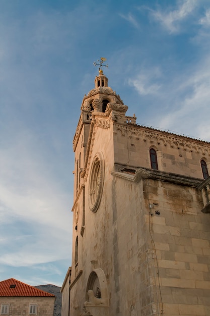 Foto catedral de san marcos en korcula, croacia