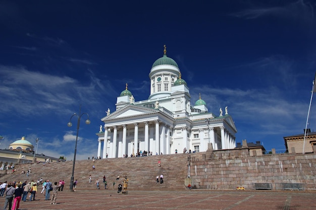 Catedral de San Nicolás en Helsinki Finlandia