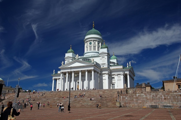 Catedral de San Nicolás en Helsinki Finlandia