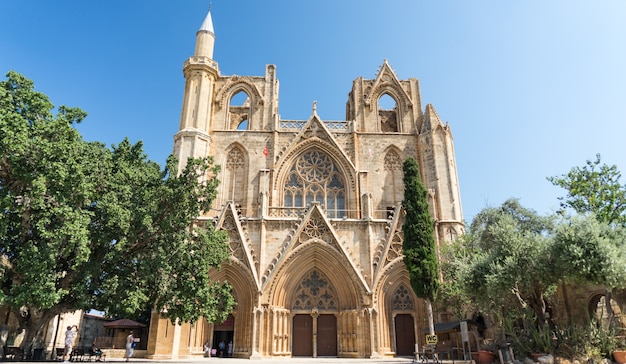 Catedral de San Nicolás. Mezquita Lala Mustafa en Famagusta. Chipre.