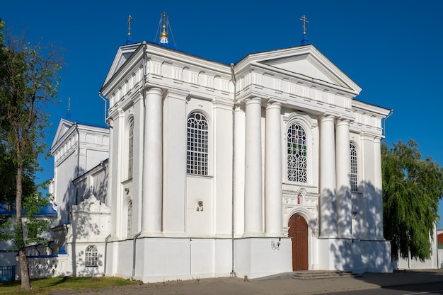 Catedral de la Santa Asunción del siglo XVII en el pueblo de verano Zhirovichi Bielorrusia