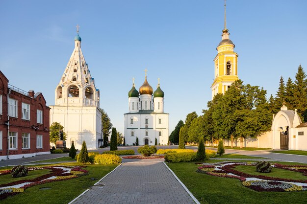 Catedral Sobornaya Square na cidade de Kolomna