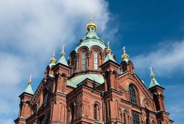 Catedral de Uspenski en Helsinki Finlandia