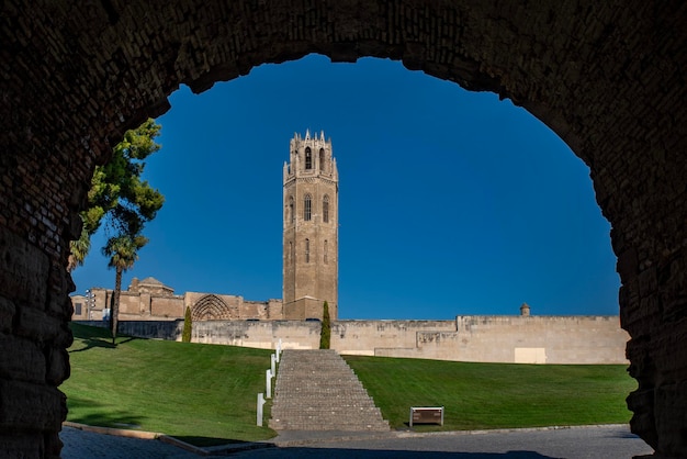 Foto catedral vieja de lleida españa