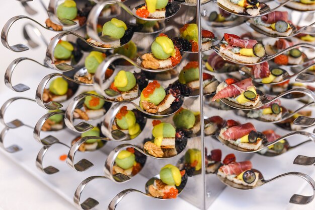 Catering comida aperitivos canapés