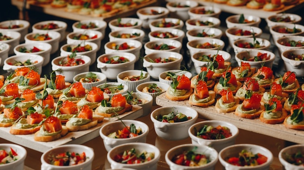 Foto catering comida para fiestas