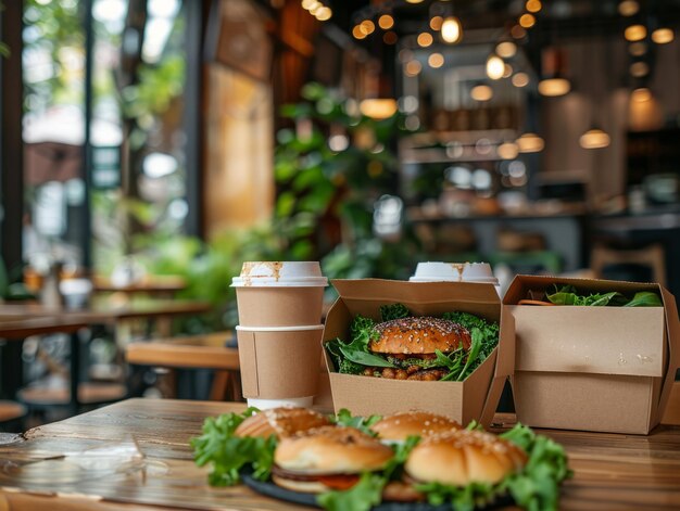 Catering paquetes de comida en caja para ir para los aficionados al deporte