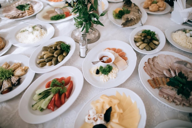 Catering-Service Essen am Tisch Salat mit Gemüsex9