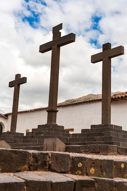 Cathedral church christian cross punoperuamérica do sul