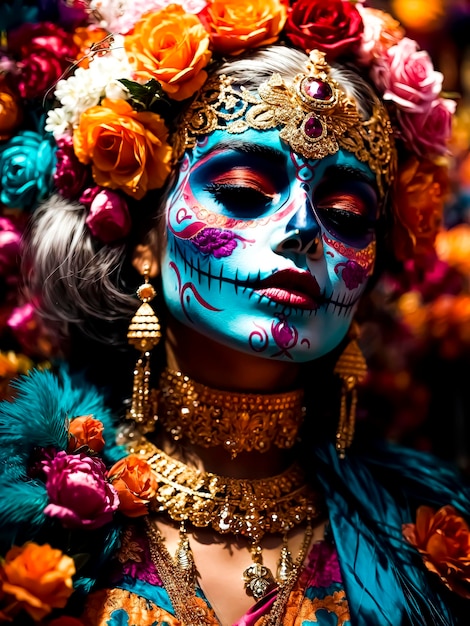 Catrina del día de muertos