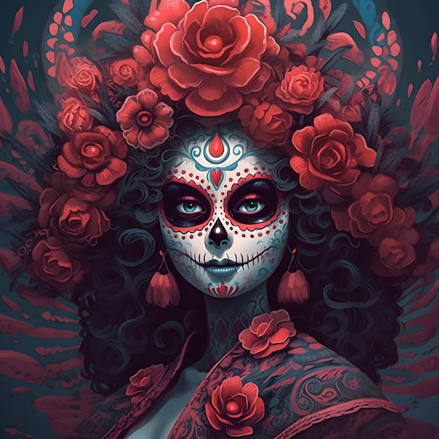 La Catrina elegancia y misterio