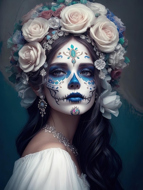 Catrina Un ícono cultural de las celebraciones de Halloween y Día de Muertos